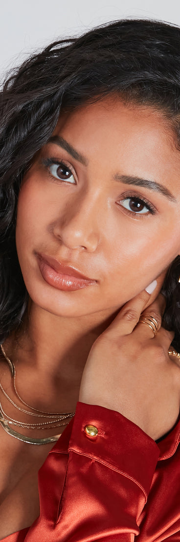 Dainty Shine 14K Gold Plated Cubic Zirconia Fringe Earrings