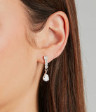 Dainty Elegance Cubic Zirconia Drop Earrings