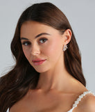 Enchanting Elegance Cubic Zirconia Cluster Stud Earrings