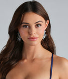 Elegant Vibes Gemstone Leaf Drop Earrings