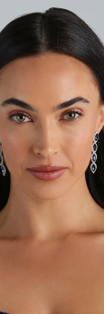 Feeling Regal Gemstone Duster Earrings