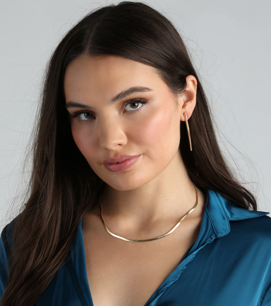 Chic Everyday Statement Dagger Earrings & Windsor