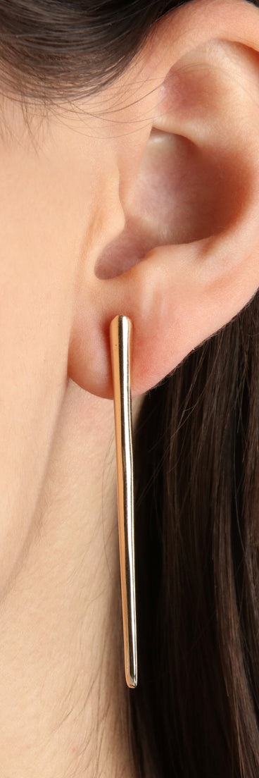 Chic Everyday Statement Dagger Earrings