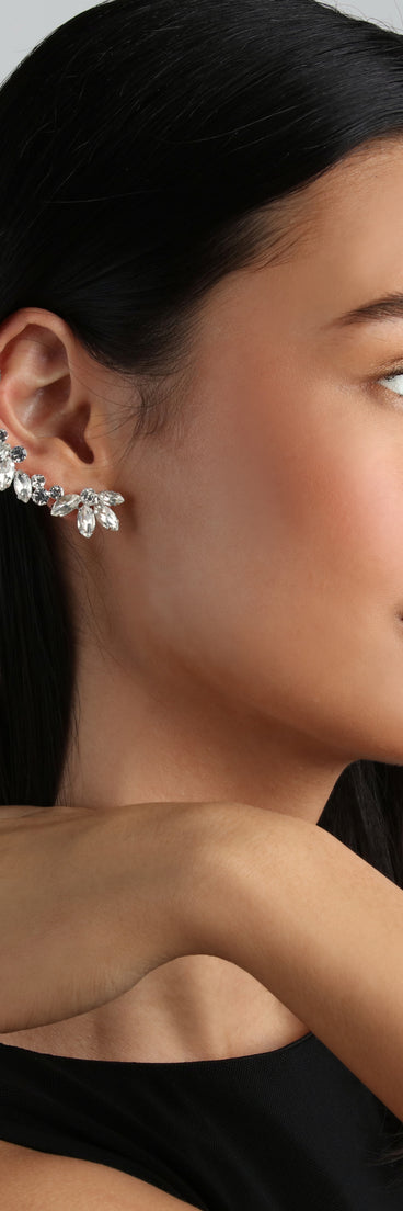 Dramatic Radiance Rhinestone Ear Crawler