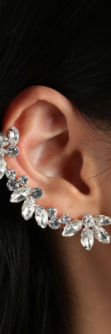 Dramatic Radiance Rhinestone Ear Crawler