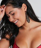 Enticing Beauty Rhinestone Long Drop Earrings