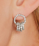 Elevated Elegance Rhinestone Mini Hoop Earrings