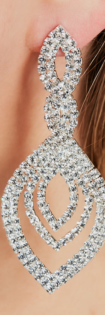 Timeless Elegance Rhinestone Earrings