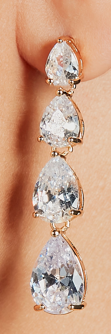 Sparkly Perfection Rhinestone Duster Earrings