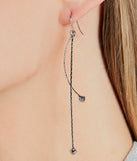 Charming Energy Linear Rhinestone Earrings