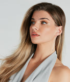 Charming Energy Linear Rhinestone Earrings