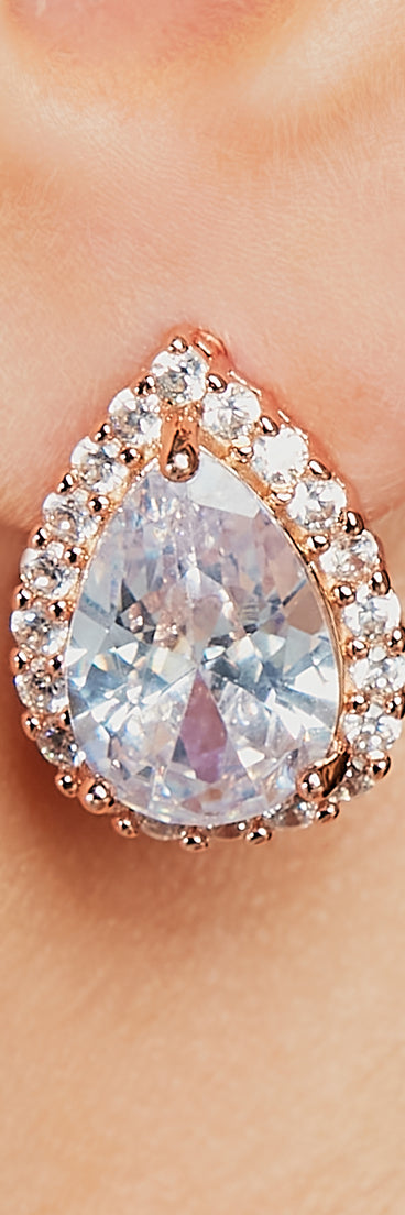 Homecoming jewelry and accessories like the Endless Elegance Teardrop Cubic Zirconia Stud Earrings provide the finishing touch to help you dazzle at HOCO 2024!