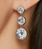 Fine Decadence Linear Rhinestone Earrings with on-trend details provides a stylish start to creating your graduation outfit for the 2024 Commencement or grad party!