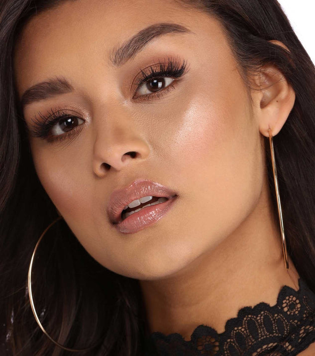 Large Sleek Hoops