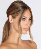 Thin Shimmer Hoops