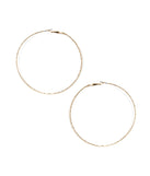 Thin Shimmer Hoops