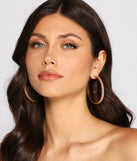 A Shimmering Trio Hoop Earring Set