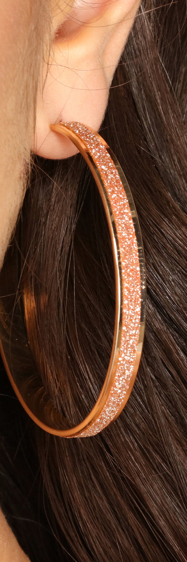 A Shimmering Trio Hoop Earring Set