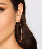 A Shimmering Trio Hoop Earring Set
