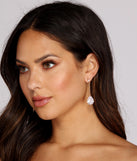 Cubic Zirconia Drop Earrings is the perfect Homecoming look pick with on-trend details to make the 2023 HOCO dance your most memorable event yet!