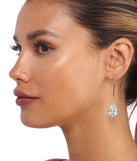 Cubic Zirconia Drop Earrings