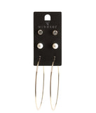 Go Hoops And Studs Earring Set