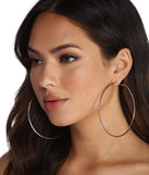 Sleek N' Chic Hoop Earrings for 2022 festival outfits, festival dress, outfits for raves, concert outfits, and/or club outfits
