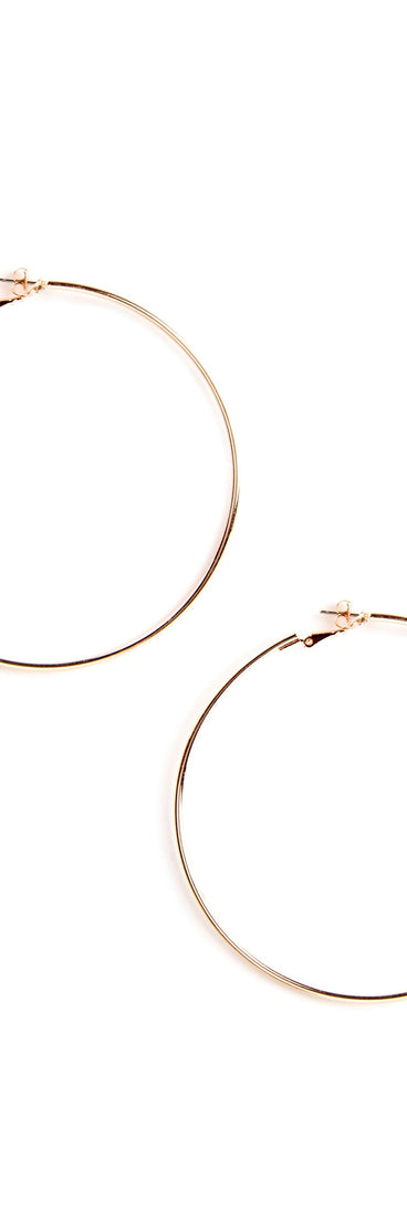 Sleek N' Chic Hoop Earrings for 2022 festival outfits, festival dress, outfits for raves, concert outfits, and/or club outfits