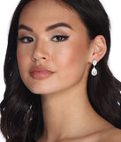 Cubic Zirconia Teardrop Earrings is the perfect Homecoming look pick with on-trend details to make the 2023 HOCO dance your most memorable event yet!