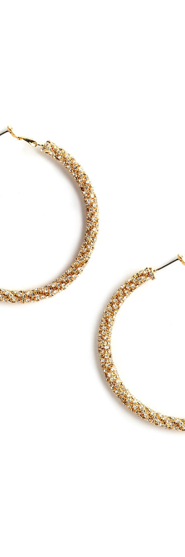 Catalyst Rhinestone Hoops