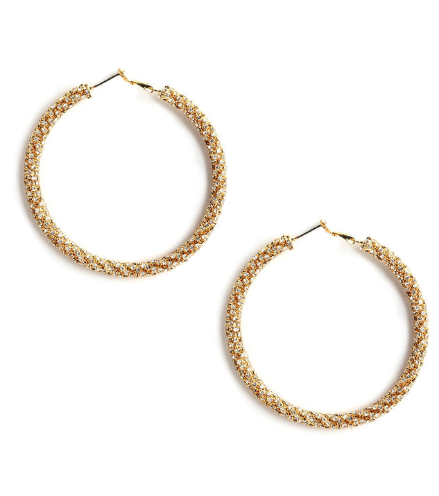 Catalyst Rhinestone Hoops