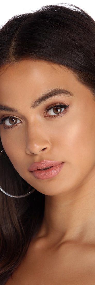 All About The Rhinestones Hoops is the perfect Homecoming look pick with on-trend details to make the 2023 HOCO dance your most memorable event yet!