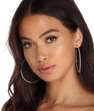 All About The Rhinestones Hoops is the perfect Homecoming look pick with on-trend details to make the 2023 HOCO dance your most memorable event yet!