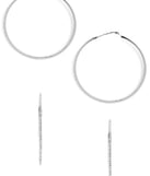 All About The Rhinestones Hoops