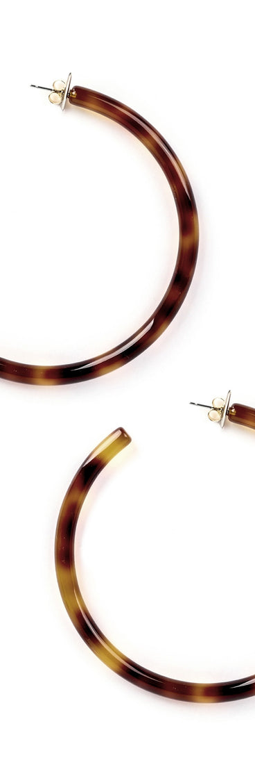Beautifully Bold Resin Hoops
