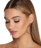 O Ring Rhinestone Earrings for 2022 festival outfits, festival dress, outfits for raves, concert outfits, and/or club outfits