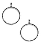 O Ring Rhinestone Earrings for 2022 festival outfits, festival dress, outfits for raves, concert outfits, and/or club outfits