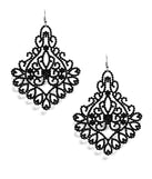 Filigree Gemstone Statement Earrings for 2022 festival outfits, festival dress, outfits for raves, concert outfits, and/or club outfits