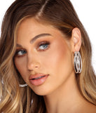 Add Some Sparkle Hoop Earrings is the perfect Homecoming look pick with on-trend details to make the 2023 HOCO dance your most memorable event yet!