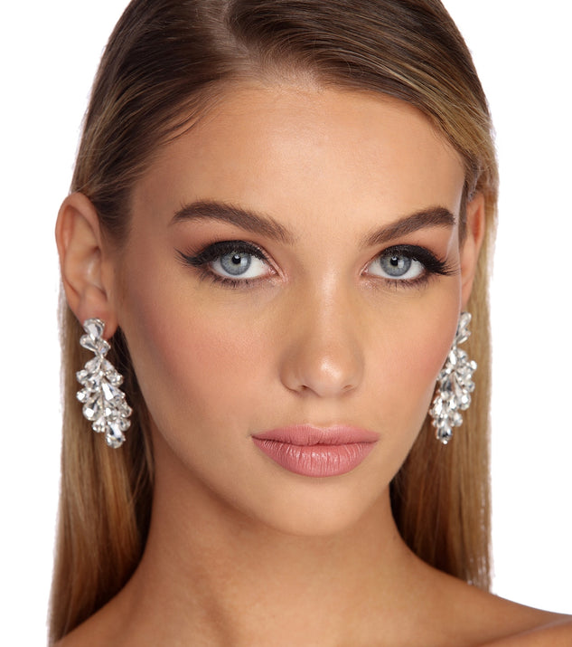 Gem Cluster Earrings for 2022 festival outfits, festival dress, outfits for raves, concert outfits, and/or club outfits