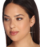 Dainty Cross Duster Earrings is a trendy pick to create 2023 festival outfits, festival dresses, outfits for concerts or raves, and complete your best party outfits!