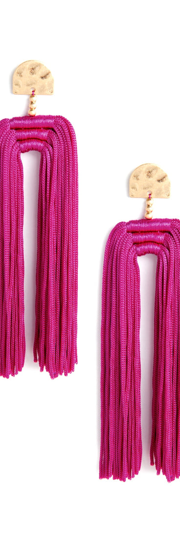 Statement Making Long Fringe Earrings for 2022 festival outfits, festival dress, outfits for raves, concert outfits, and/or club outfits