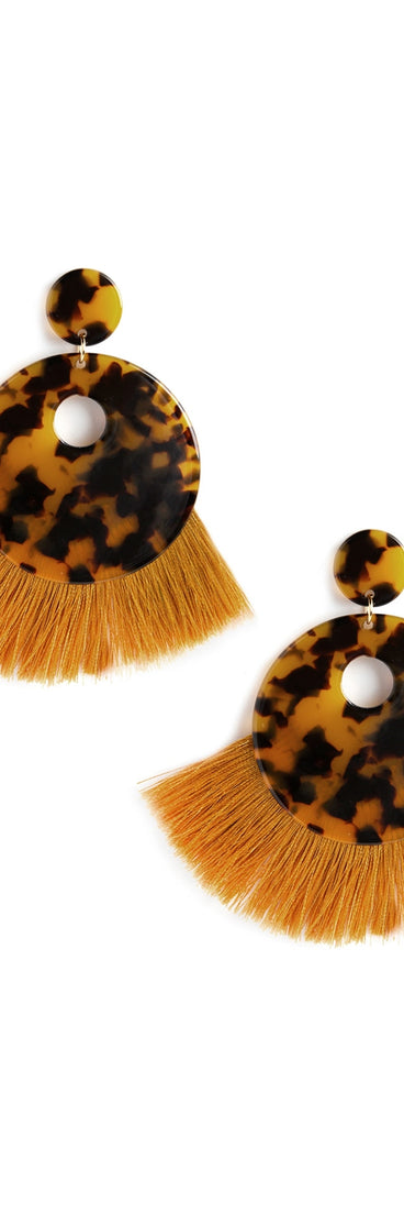 Wow Factor Fan Tassle Earrings for 2022 festival outfits, festival dress, outfits for raves, concert outfits, and/or club outfits