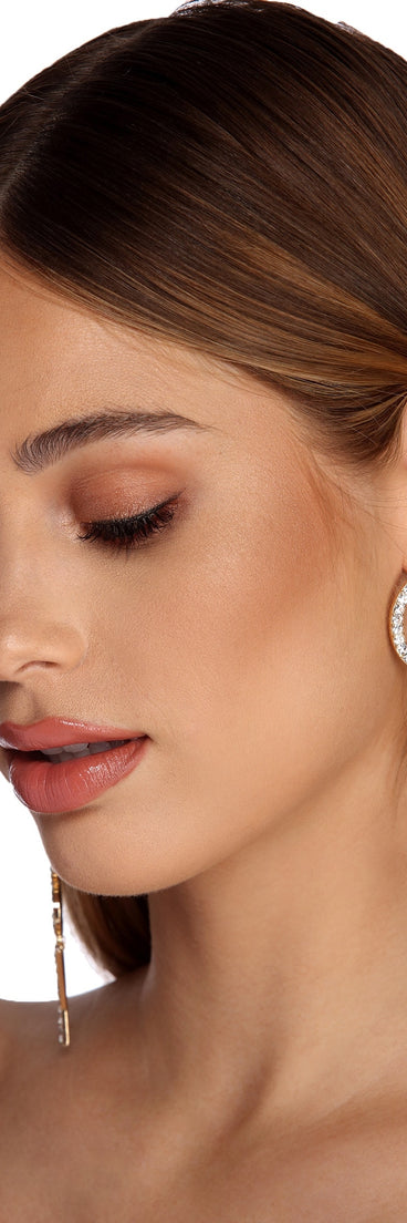 Baby Girl Rhinestone Earrings for 2022 festival outfits, festival dress, outfits for raves, concert outfits, and/or club outfits