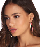 Neon Diamond Hoops
