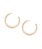 Pretty In Pearls Hoop Earrings for 2022 festival outfits, festival dress, outfits for raves, concert outfits, and/or club outfits