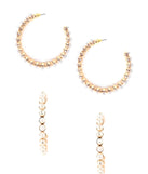 Pretty In Pearls Hoop Earrings for 2022 festival outfits, festival dress, outfits for raves, concert outfits, and/or club outfits