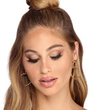 Twisted Double Hoop Earrings for 2022 festival outfits, festival dress, outfits for raves, concert outfits, and/or club outfits