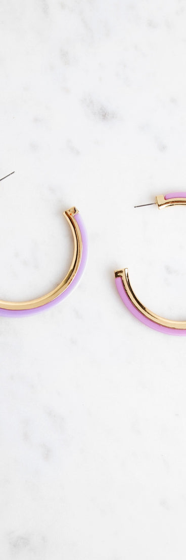 Split Personality Hoop Earrings for 2022 festival outfits, festival dress, outfits for raves, concert outfits, and/or club outfits
