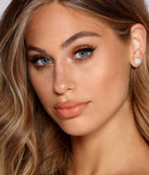 Radiant Rhinestone Stud Earrings for 2022 festival outfits, festival dress, outfits for raves, concert outfits, and/or club outfits